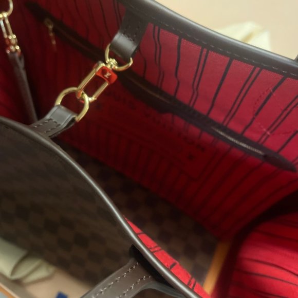 LOUIS VUITTON - NEVERFULL MM TOTE BAG - Picture 4 of 5